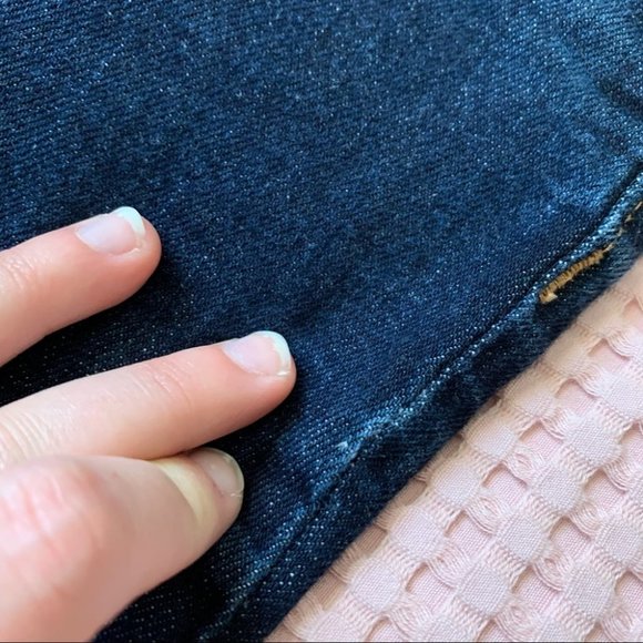 Patagonia Organic Cotton Dark Wash Low Mid Rise Jeans Boot Flare  Leg Women's 30 - Picture 12 of 12